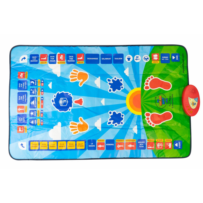 TAPIS DE PRIÈRE INTERACTIF - BLEU