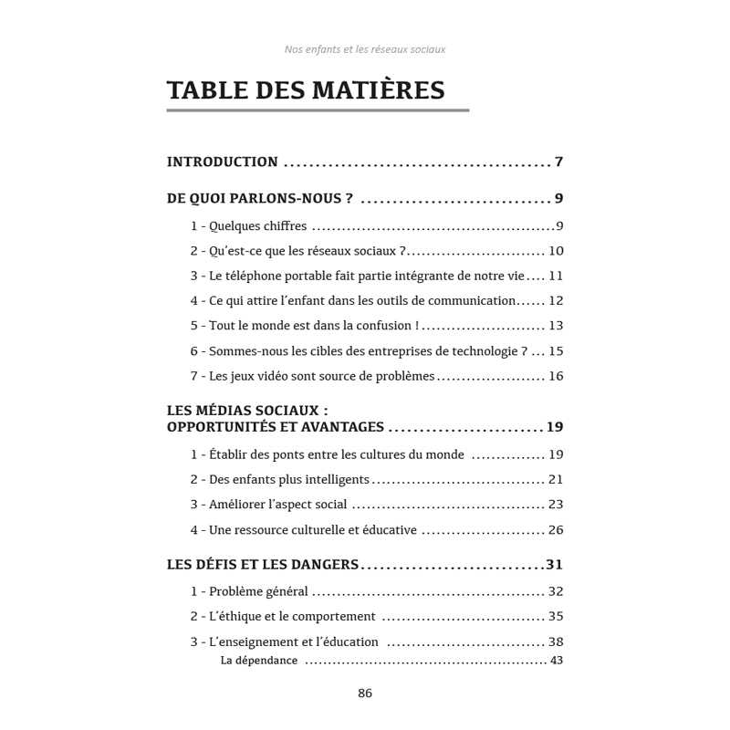 NOS ENFANTS ET LES RESEAUX SOCIAUX