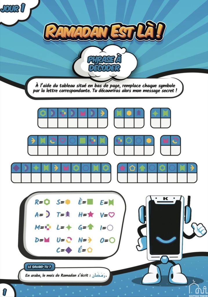 CAHIER D'ACTIVITES DE RAMADAN - 6/10 ans
