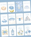 MA PREMIERE ANNEE - Cartes-étapes de mon bébé musulman (version garçon)
