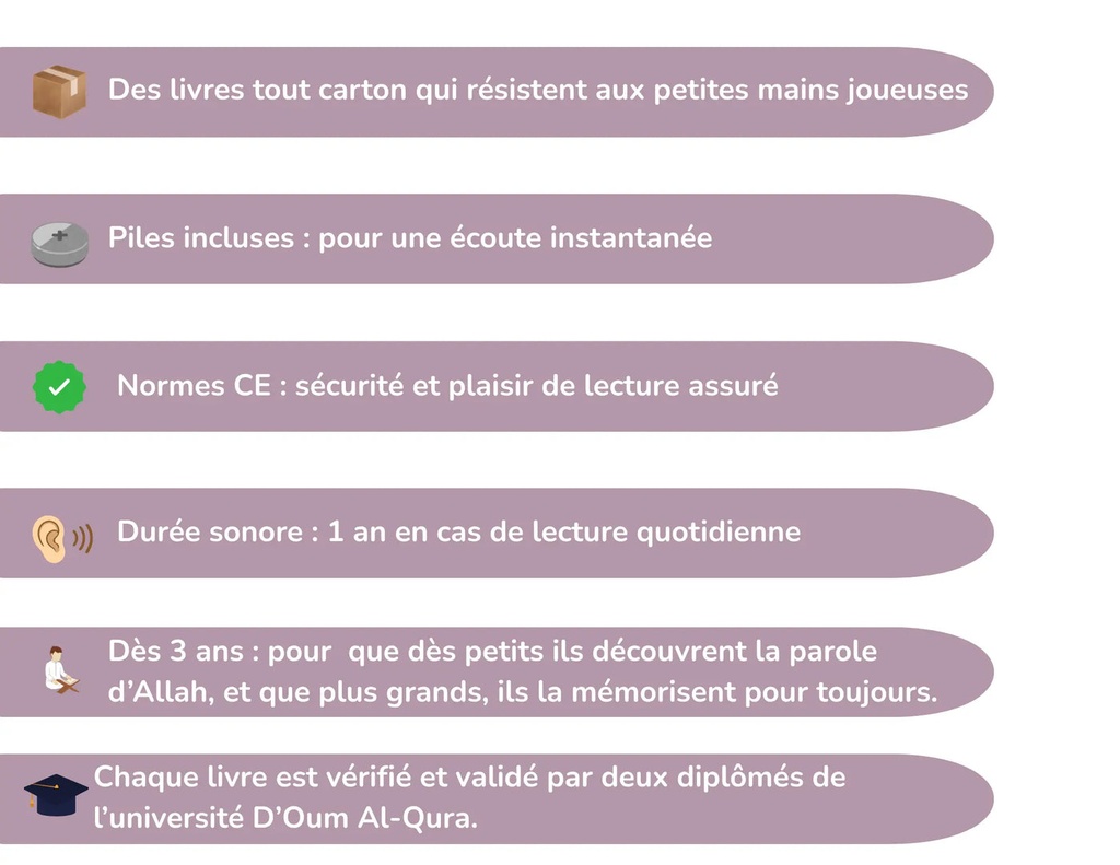 J'APPRENDS SOURATE AL-FALAQ AVEC ALI (livre sonore)