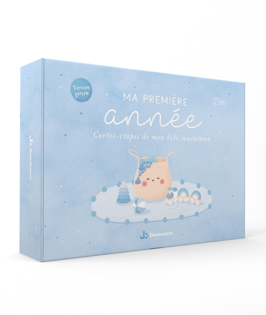 MA PREMIERE ANNEE - Cartes-étapes de mon bébé musulman (version garçon)