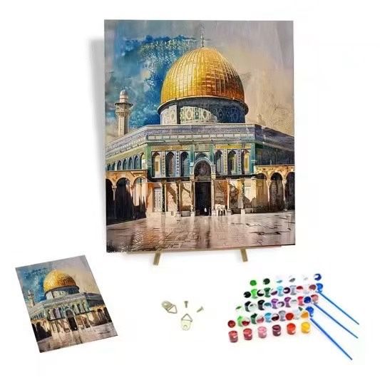 COLORIAGE PAR NUMERO - AL AQSA