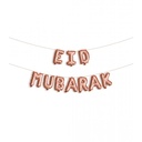 BALLONS LETTRES EID MUBARAK (Rose)