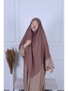 KHIMAR SOIE DE MEDINE (Marron)