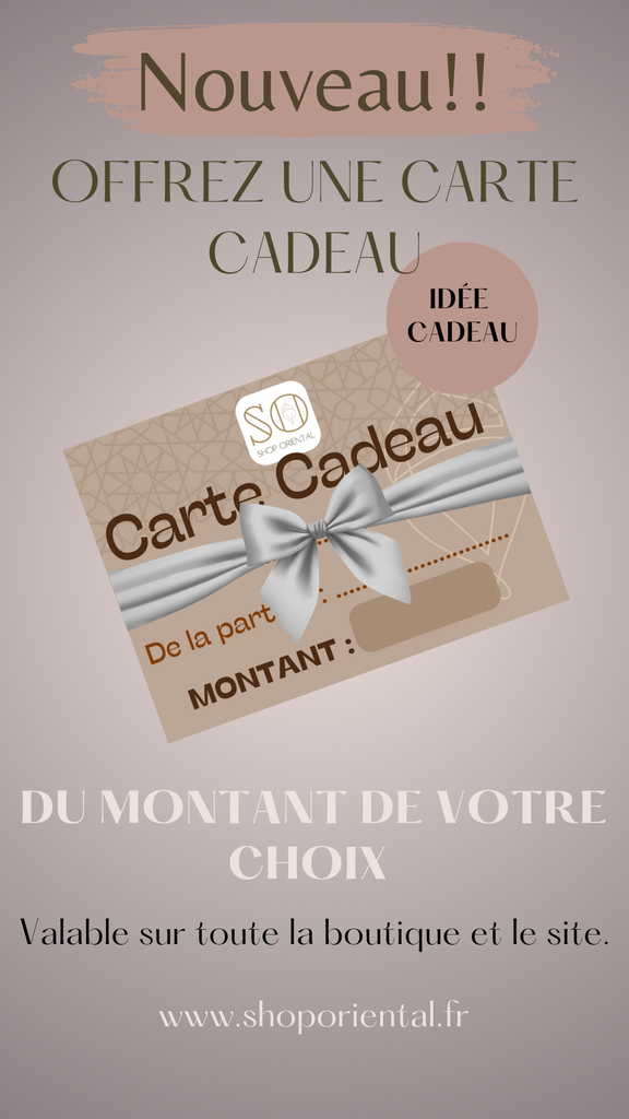 CARTE CADEAU 50€