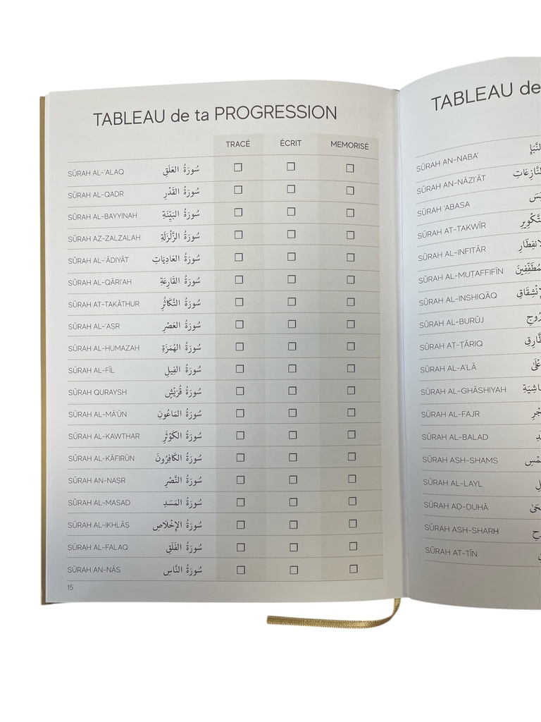 LE CORAN TRACE JUZ 30