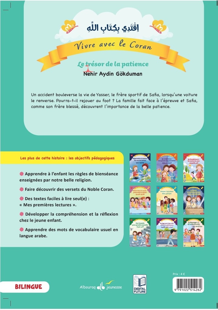 VIVRE AVEC LE CORAN TOME 4 - LE TRESOR DE LA PATIENCE