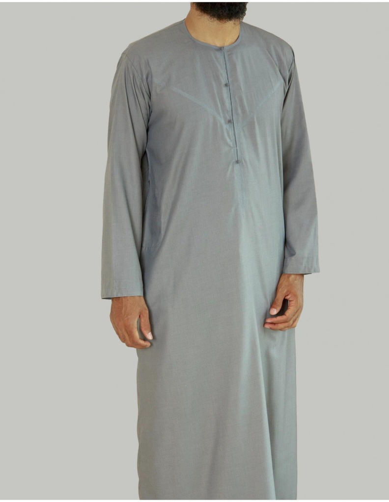 QAMIS EMIRATI COTON GRIS