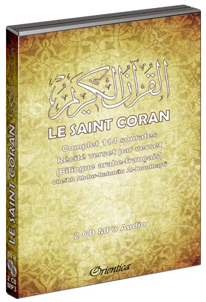 2 CD MP3 CORAN COMPLET BILINGUE