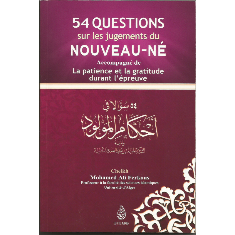 54 QUESTIONS SUR LES JUGEMENTS DU NOUVEAU-NE