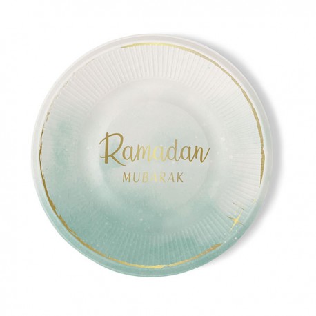 ASSIETTES RAMADAN MUBARAK