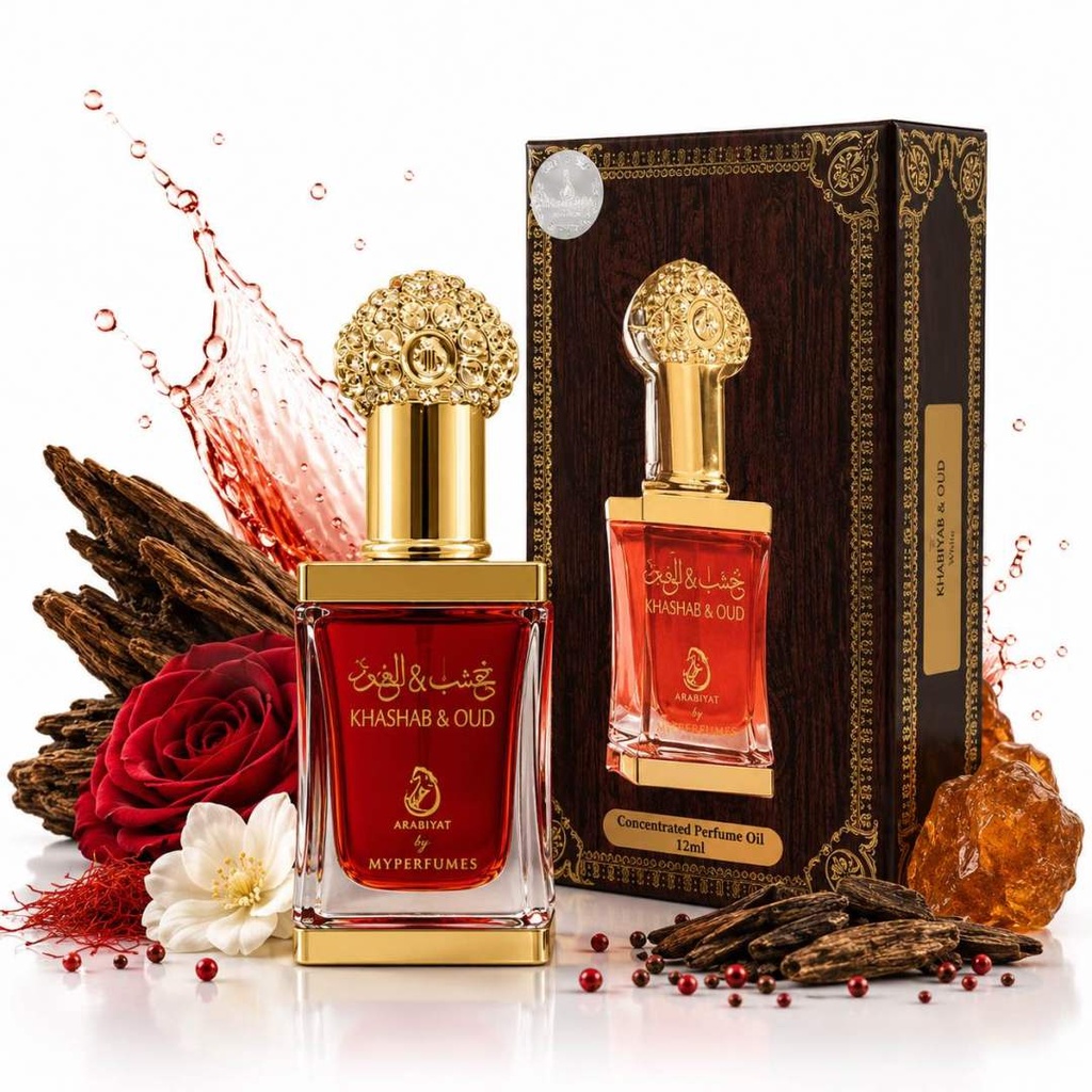 ​​KHASHAB & OUD - Huile parfumée concentrée 12ml