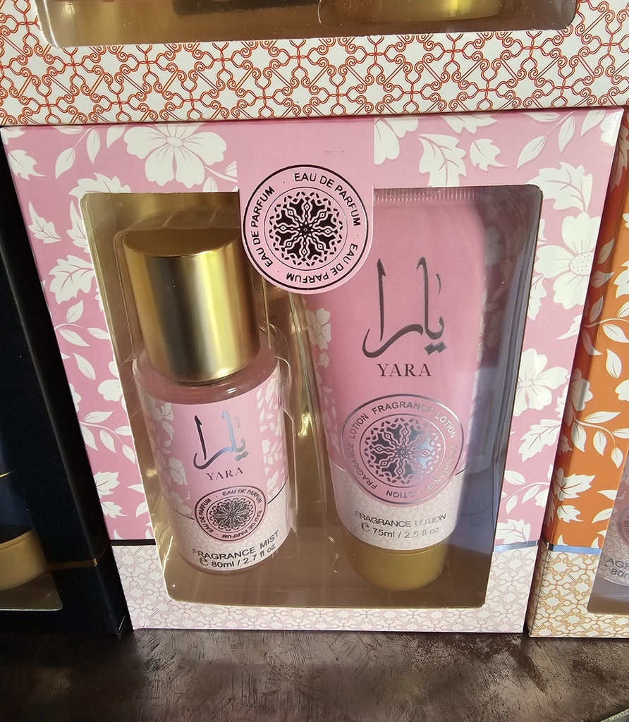 COFFRET YARA ROSE - PARFUM 75ml + LOTION 80ml