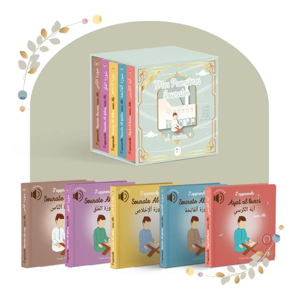 PACK 5 LIVRES SONORES MES PREMIERES SOURATES