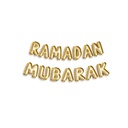 BALLONS LETTRES RAMADAN MUBARAK