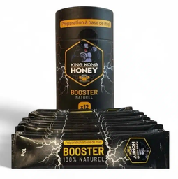 BOOSTER 100 % NATUREL (boite) - King Kong Honey