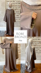 ABAYA / ROBE BRONZE